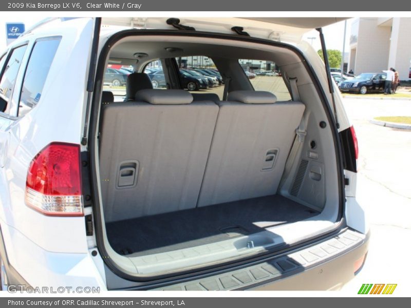 Clear White / Gray 2009 Kia Borrego LX V6