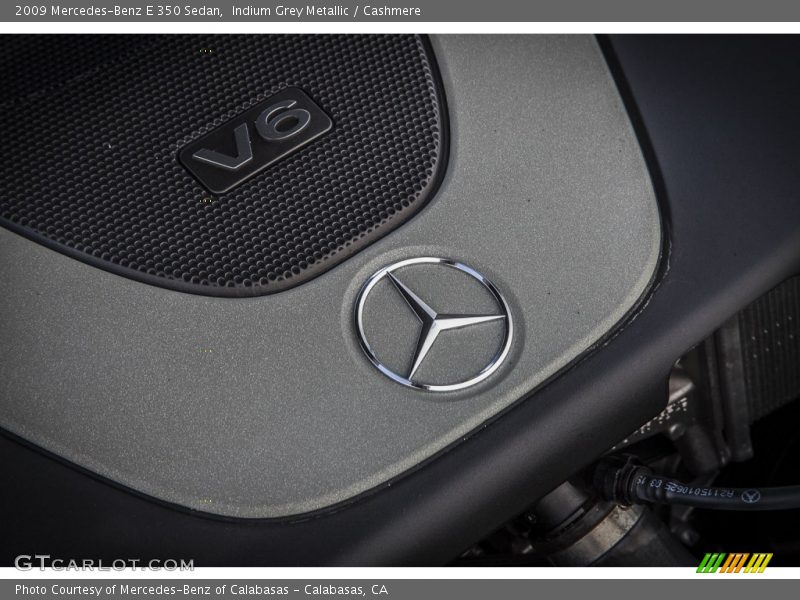 Indium Grey Metallic / Cashmere 2009 Mercedes-Benz E 350 Sedan