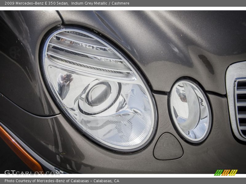 Indium Grey Metallic / Cashmere 2009 Mercedes-Benz E 350 Sedan