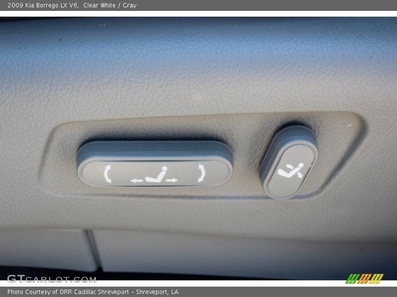 Clear White / Gray 2009 Kia Borrego LX V6