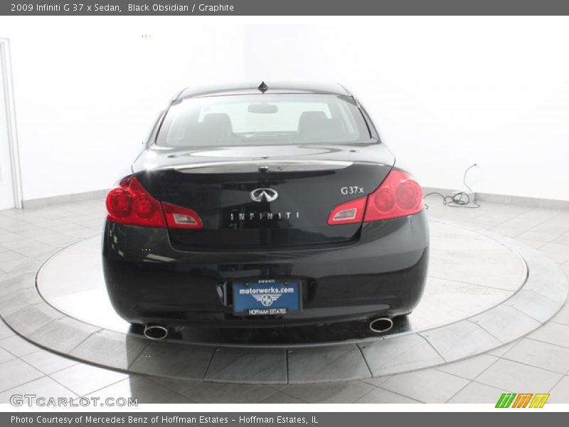 Black Obsidian / Graphite 2009 Infiniti G 37 x Sedan