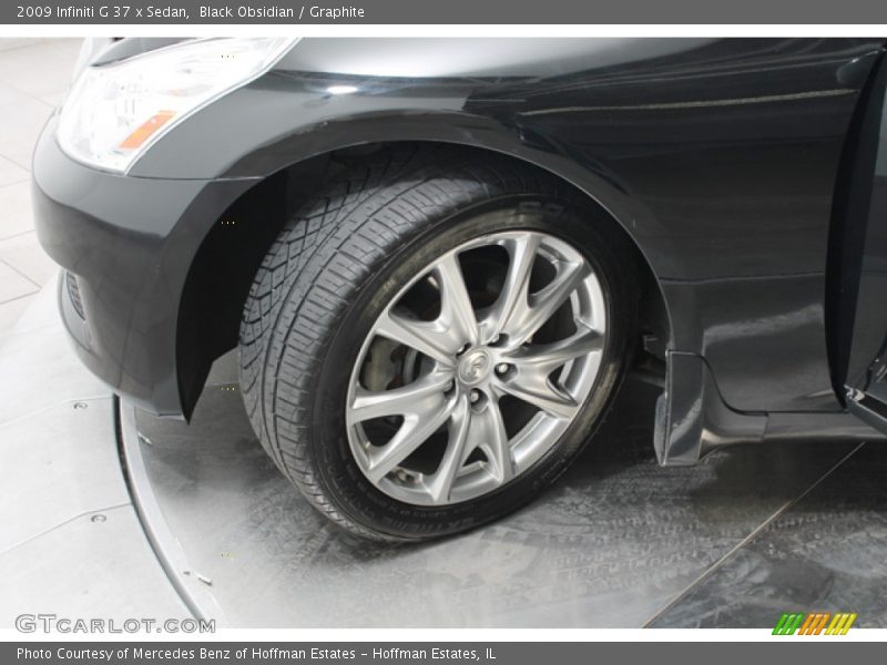 Black Obsidian / Graphite 2009 Infiniti G 37 x Sedan