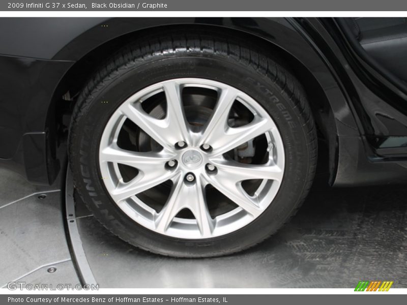 Black Obsidian / Graphite 2009 Infiniti G 37 x Sedan