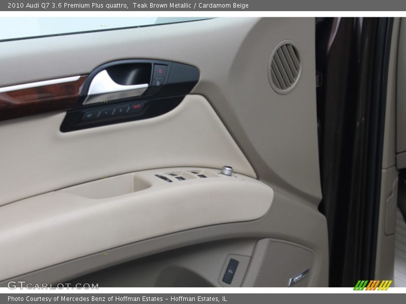 Teak Brown Metallic / Cardamom Beige 2010 Audi Q7 3.6 Premium Plus quattro