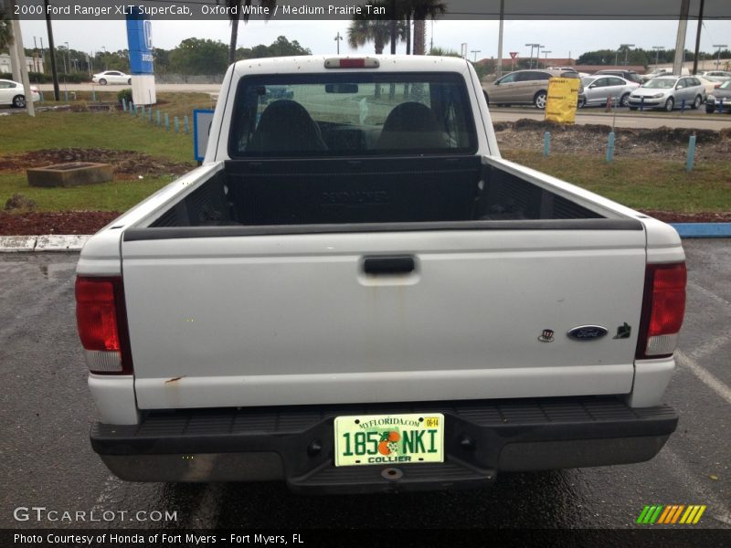 Oxford White / Medium Prairie Tan 2000 Ford Ranger XLT SuperCab