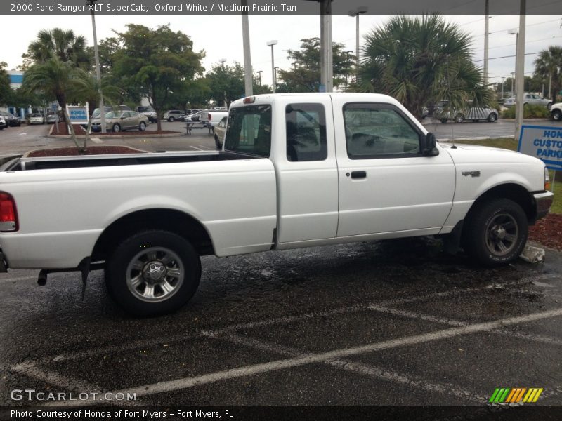 Oxford White / Medium Prairie Tan 2000 Ford Ranger XLT SuperCab