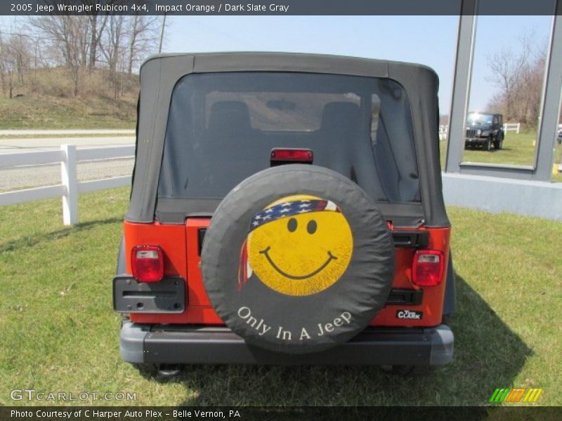 Impact Orange / Dark Slate Gray 2005 Jeep Wrangler Rubicon 4x4
