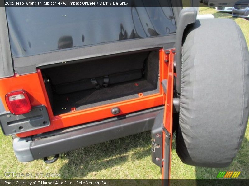 Impact Orange / Dark Slate Gray 2005 Jeep Wrangler Rubicon 4x4