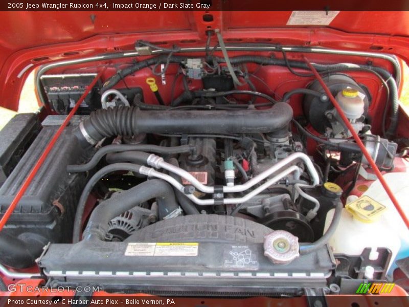 Impact Orange / Dark Slate Gray 2005 Jeep Wrangler Rubicon 4x4