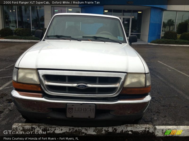 Oxford White / Medium Prairie Tan 2000 Ford Ranger XLT SuperCab