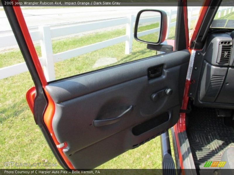 Impact Orange / Dark Slate Gray 2005 Jeep Wrangler Rubicon 4x4