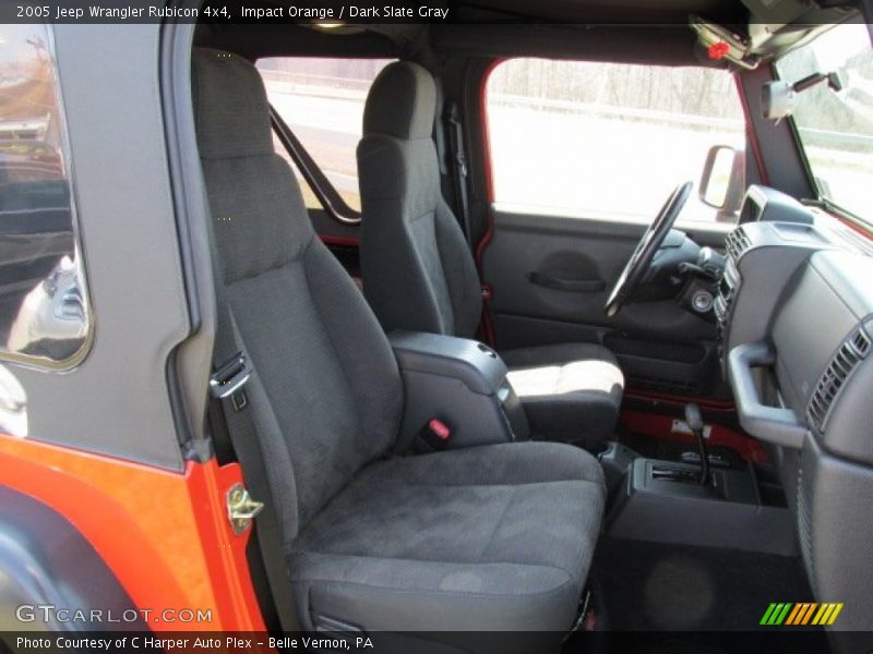 Impact Orange / Dark Slate Gray 2005 Jeep Wrangler Rubicon 4x4