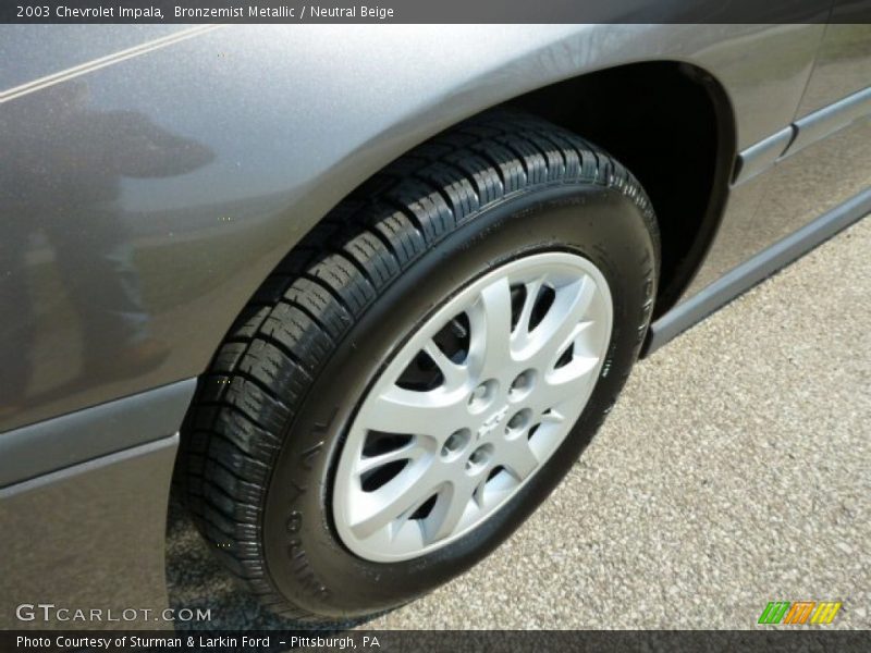 Bronzemist Metallic / Neutral Beige 2003 Chevrolet Impala