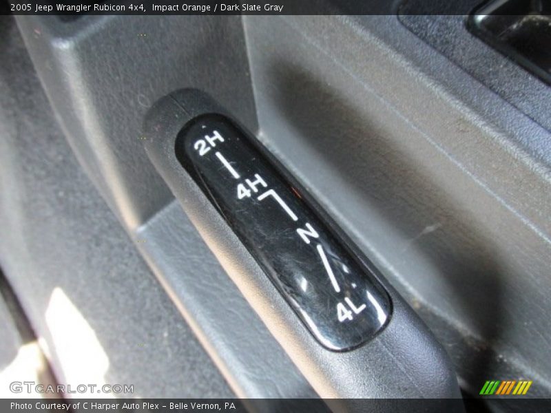 Impact Orange / Dark Slate Gray 2005 Jeep Wrangler Rubicon 4x4