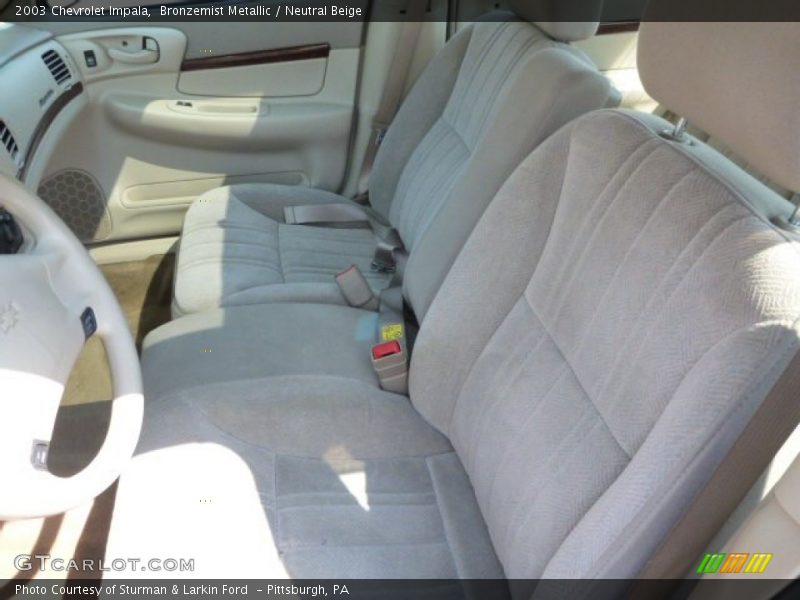 Bronzemist Metallic / Neutral Beige 2003 Chevrolet Impala