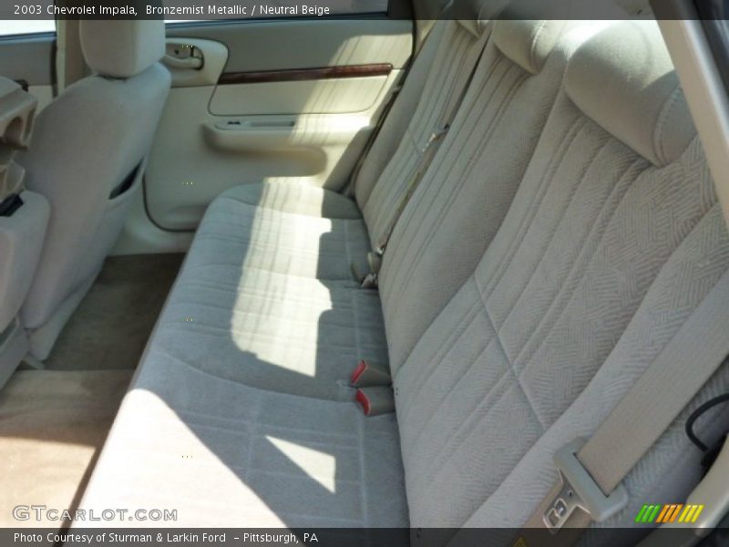 Bronzemist Metallic / Neutral Beige 2003 Chevrolet Impala