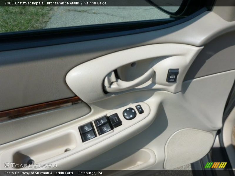 Bronzemist Metallic / Neutral Beige 2003 Chevrolet Impala