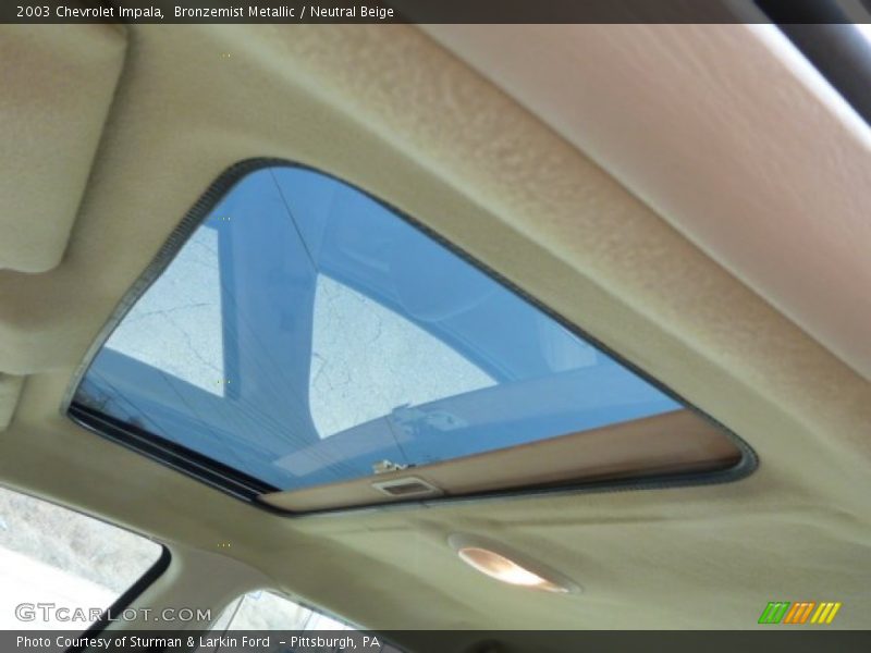 Bronzemist Metallic / Neutral Beige 2003 Chevrolet Impala