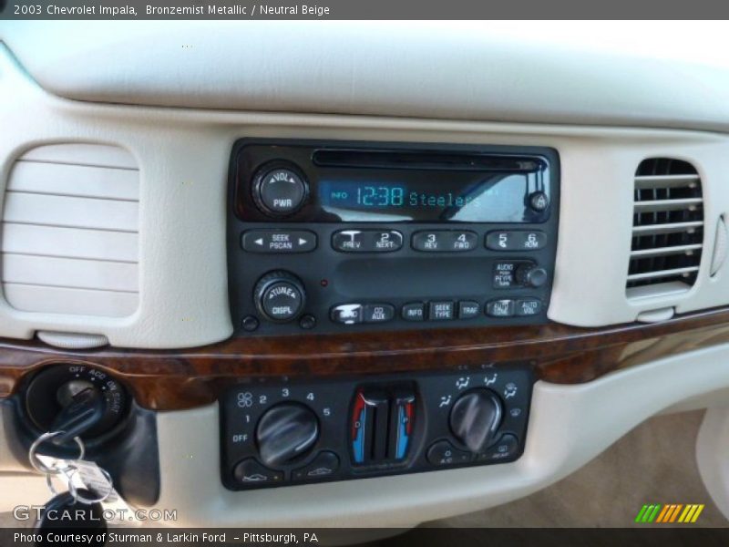 Bronzemist Metallic / Neutral Beige 2003 Chevrolet Impala