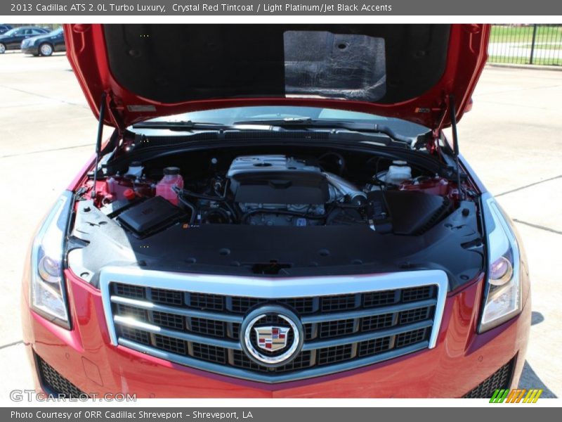 Crystal Red Tintcoat / Light Platinum/Jet Black Accents 2013 Cadillac ATS 2.0L Turbo Luxury