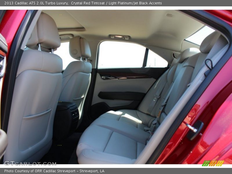 Crystal Red Tintcoat / Light Platinum/Jet Black Accents 2013 Cadillac ATS 2.0L Turbo Luxury