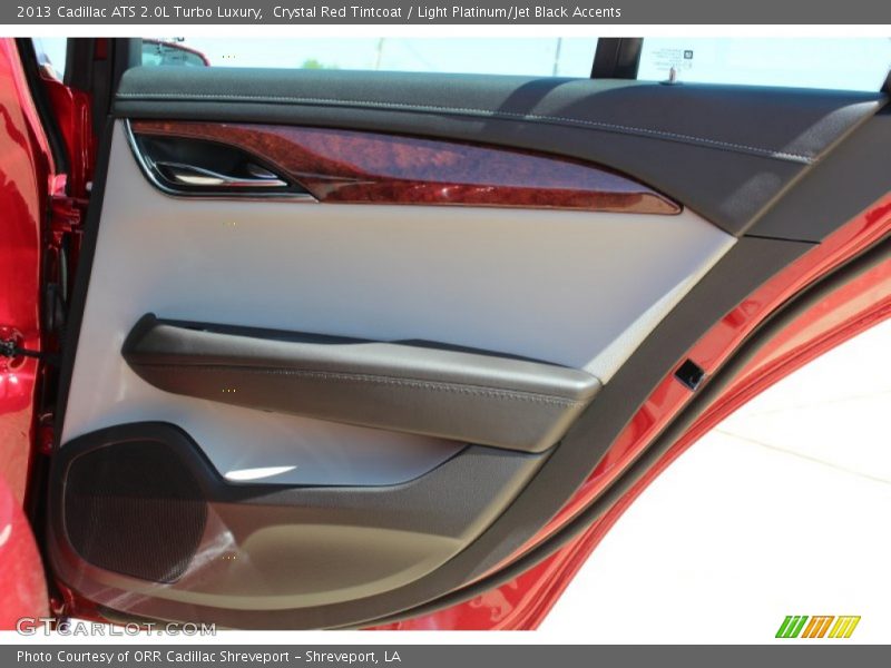 Crystal Red Tintcoat / Light Platinum/Jet Black Accents 2013 Cadillac ATS 2.0L Turbo Luxury