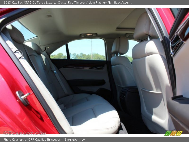 Crystal Red Tintcoat / Light Platinum/Jet Black Accents 2013 Cadillac ATS 2.0L Turbo Luxury
