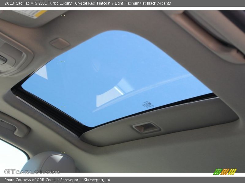 Sunroof of 2013 ATS 2.0L Turbo Luxury