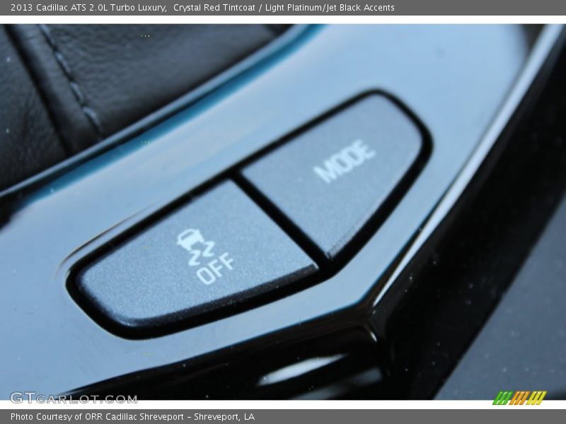 Crystal Red Tintcoat / Light Platinum/Jet Black Accents 2013 Cadillac ATS 2.0L Turbo Luxury