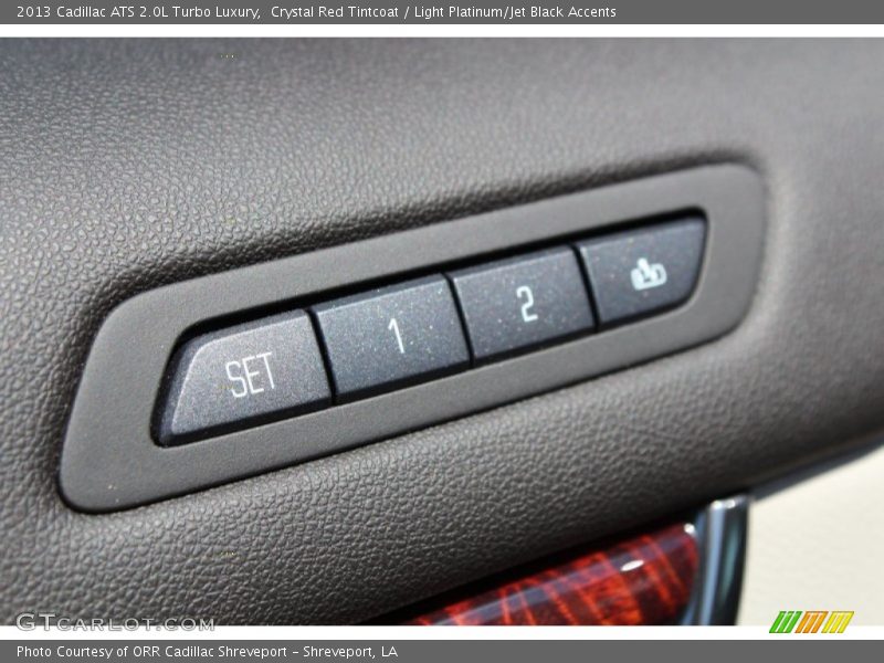 Crystal Red Tintcoat / Light Platinum/Jet Black Accents 2013 Cadillac ATS 2.0L Turbo Luxury