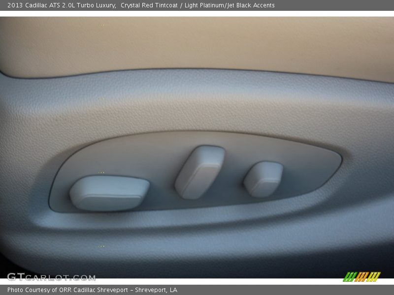 Crystal Red Tintcoat / Light Platinum/Jet Black Accents 2013 Cadillac ATS 2.0L Turbo Luxury