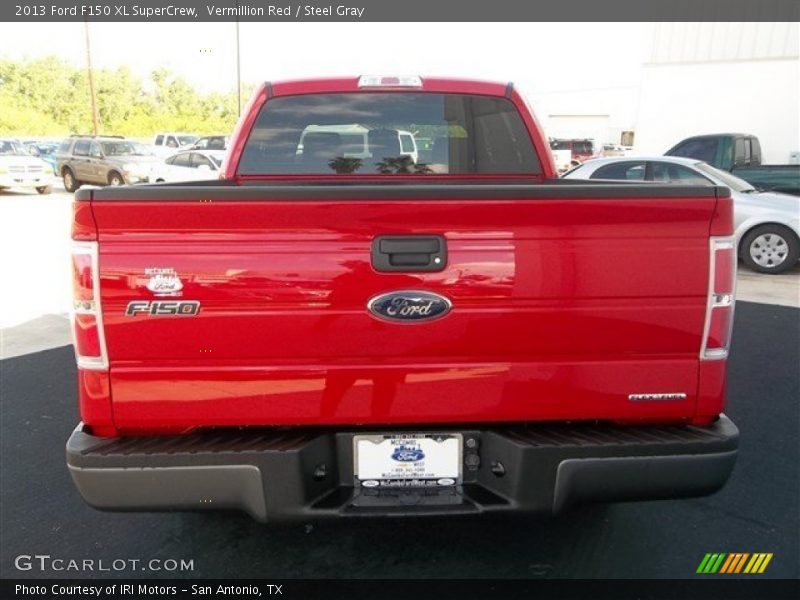 Vermillion Red / Steel Gray 2013 Ford F150 XL SuperCrew