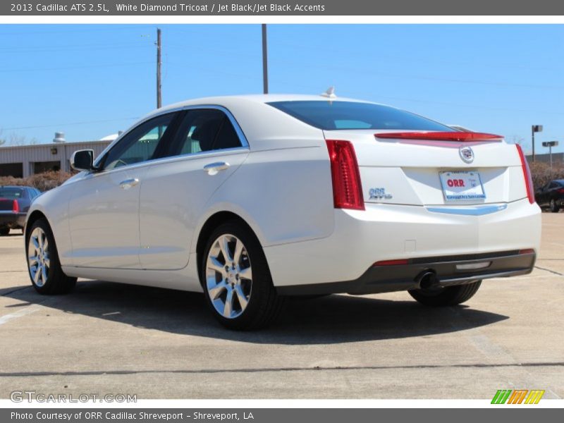 White Diamond Tricoat / Jet Black/Jet Black Accents 2013 Cadillac ATS 2.5L