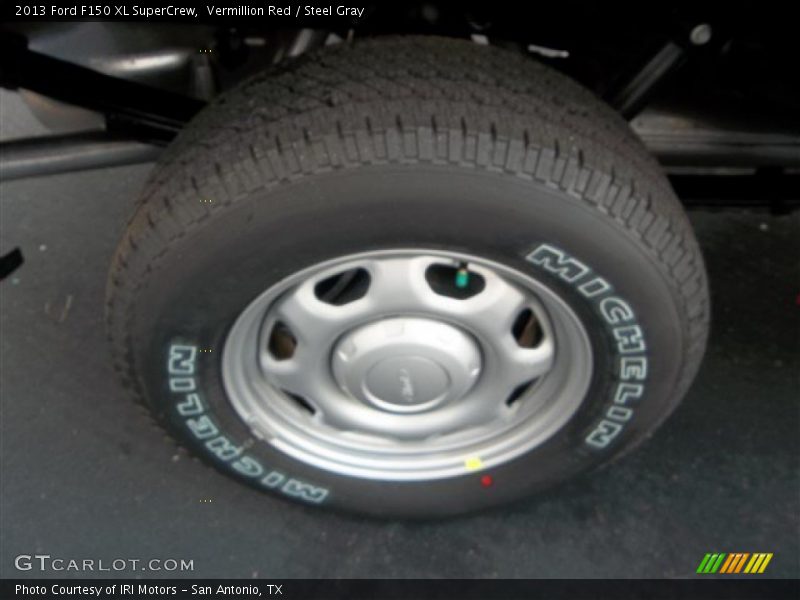 Vermillion Red / Steel Gray 2013 Ford F150 XL SuperCrew