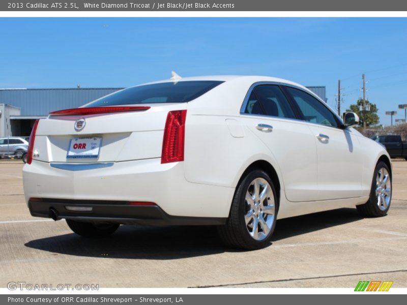 White Diamond Tricoat / Jet Black/Jet Black Accents 2013 Cadillac ATS 2.5L