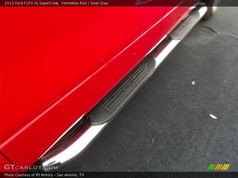 Vermillion Red / Steel Gray 2013 Ford F150 XL SuperCrew