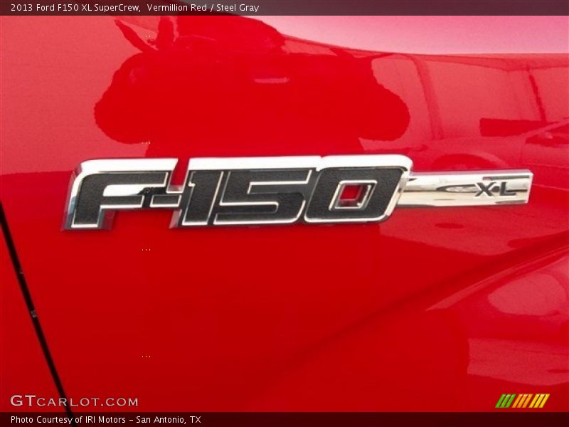 Vermillion Red / Steel Gray 2013 Ford F150 XL SuperCrew