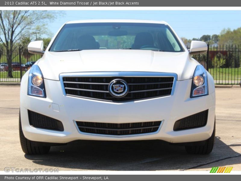 White Diamond Tricoat / Jet Black/Jet Black Accents 2013 Cadillac ATS 2.5L