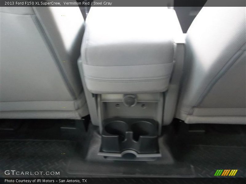 Vermillion Red / Steel Gray 2013 Ford F150 XL SuperCrew