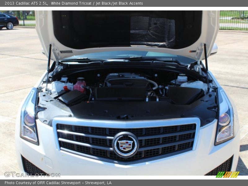 White Diamond Tricoat / Jet Black/Jet Black Accents 2013 Cadillac ATS 2.5L