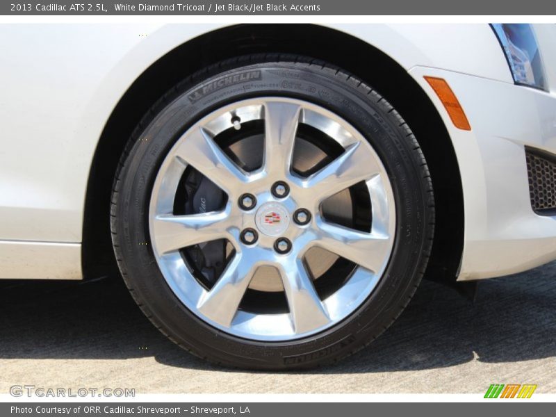 White Diamond Tricoat / Jet Black/Jet Black Accents 2013 Cadillac ATS 2.5L