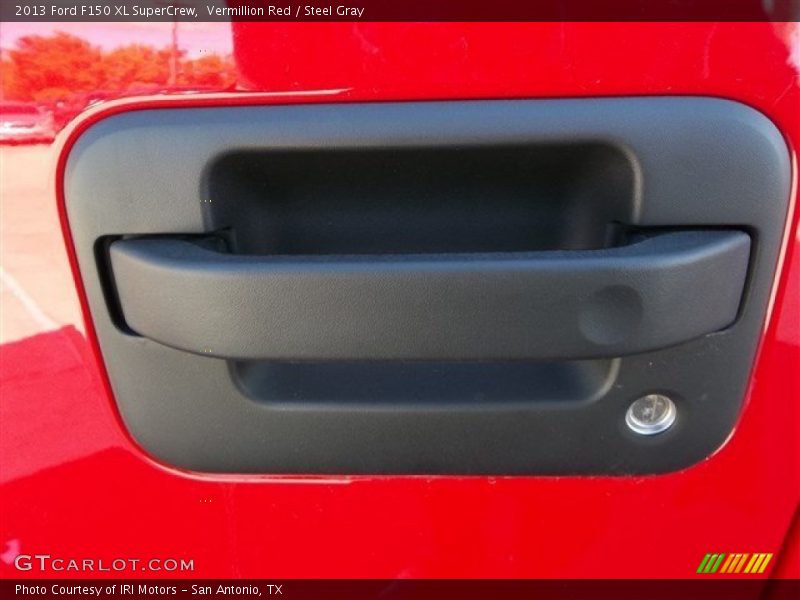 Vermillion Red / Steel Gray 2013 Ford F150 XL SuperCrew