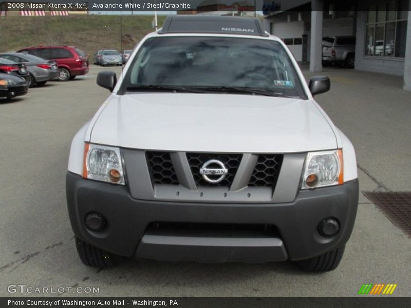 Avalanche White / Steel/Graphite 2008 Nissan Xterra X 4x4