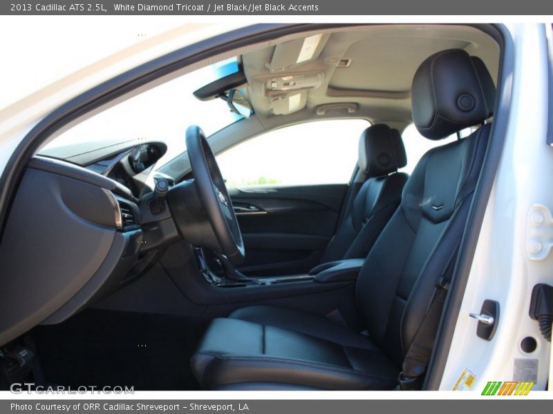 White Diamond Tricoat / Jet Black/Jet Black Accents 2013 Cadillac ATS 2.5L