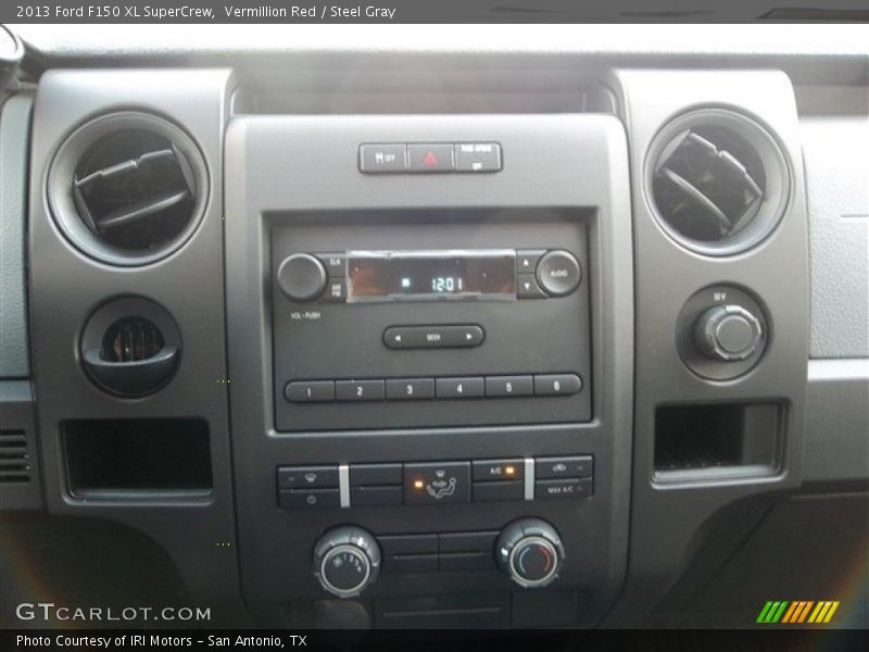 Vermillion Red / Steel Gray 2013 Ford F150 XL SuperCrew