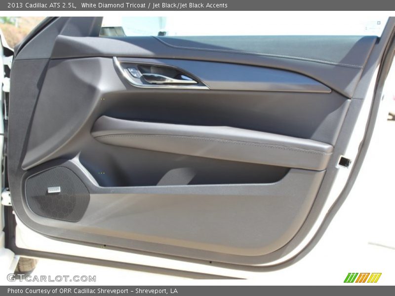 White Diamond Tricoat / Jet Black/Jet Black Accents 2013 Cadillac ATS 2.5L