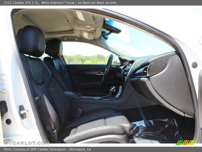White Diamond Tricoat / Jet Black/Jet Black Accents 2013 Cadillac ATS 2.5L