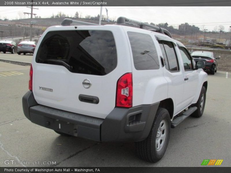 Avalanche White / Steel/Graphite 2008 Nissan Xterra X 4x4