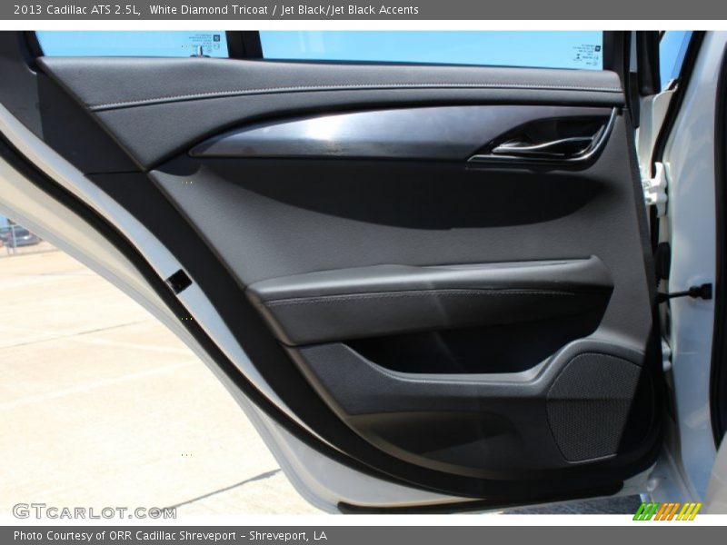 White Diamond Tricoat / Jet Black/Jet Black Accents 2013 Cadillac ATS 2.5L