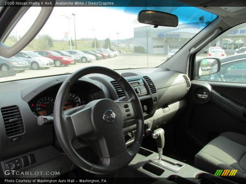 Avalanche White / Steel/Graphite 2008 Nissan Xterra X 4x4